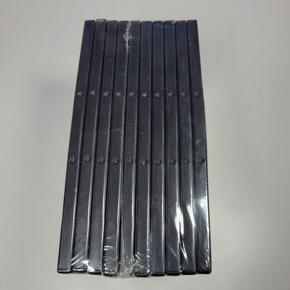 CompUSA 10-Pack Black 7mm Slim Double Sided CD DVD Movie Game Media Storage Case - Picture 5 of 5